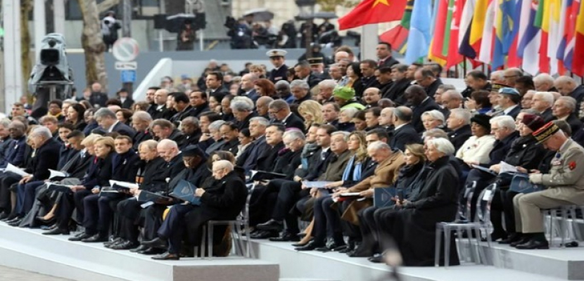   زعماء العالم في باريس لإحياء مئوية هدنة الحرب العالمية الأولى