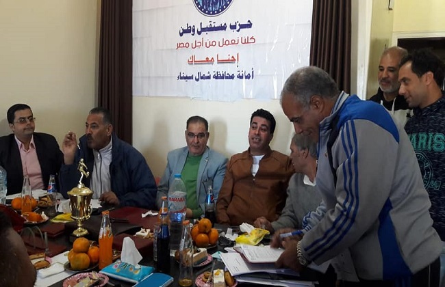   صور || «مستقبل وطن» يجري قرعة دوري لكرة القدم بشمال سيناء