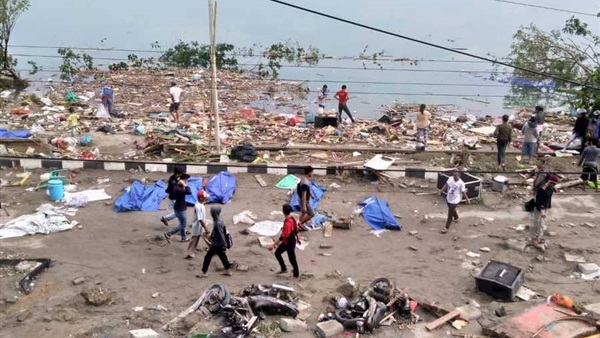   ارتفاع حصيلة ضحايا تسونامي إندونيسيا إلى 62 قتيلا و600 مصاب
