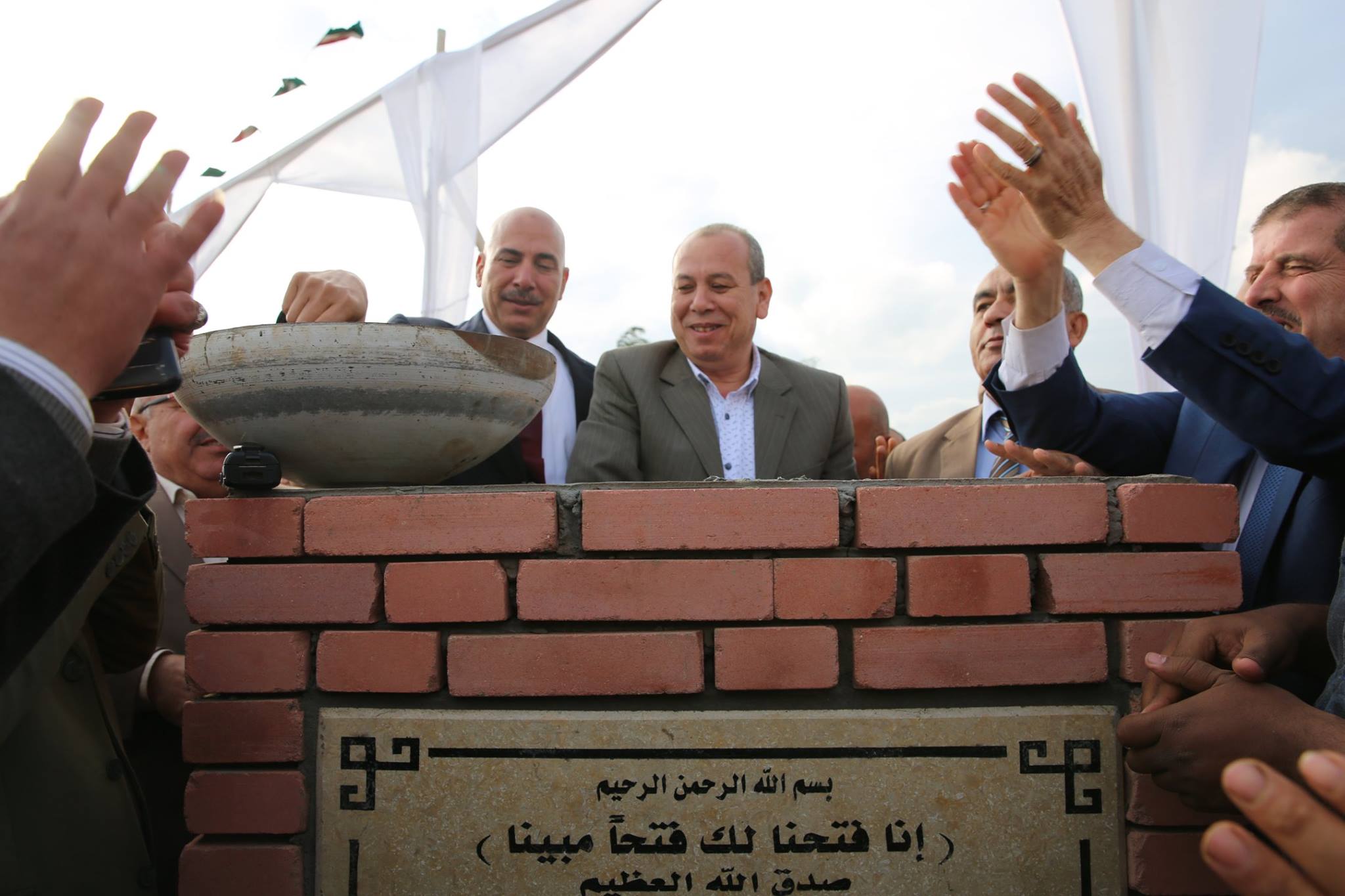   بالصور|| محافظ كفر الشيخ يضع حجر الأساس لأكبر مشروع صرف صحى بـ«بيلا»