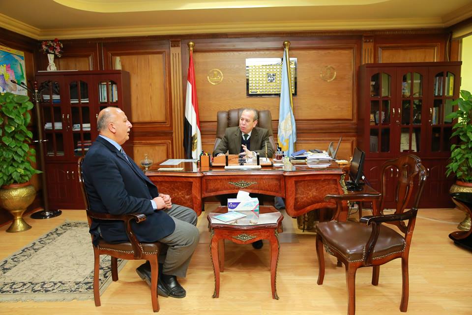   بالصور || محافظ كفر الشيخ يستقبل السكرتير العام قبيل تولى مهام منصبة الجديد