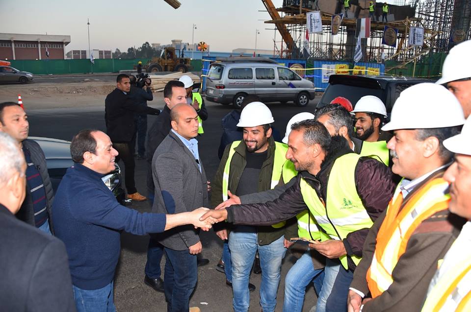   بسام راضى: الرئيس السيسى يتفقد مشروعات العاصمة الإدارية الجديدة (صور)