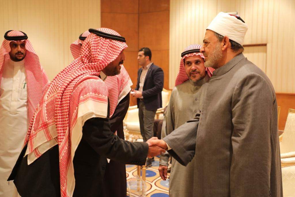 مسؤولو المملكة العربية السعودية يحتفون بزيارة شيخ الأزهر