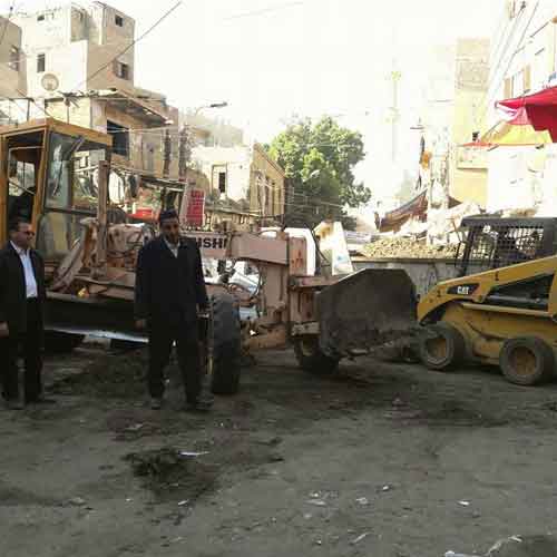   رفع 100 طن أتربة وقمامة من شوارع مدينة الفشن