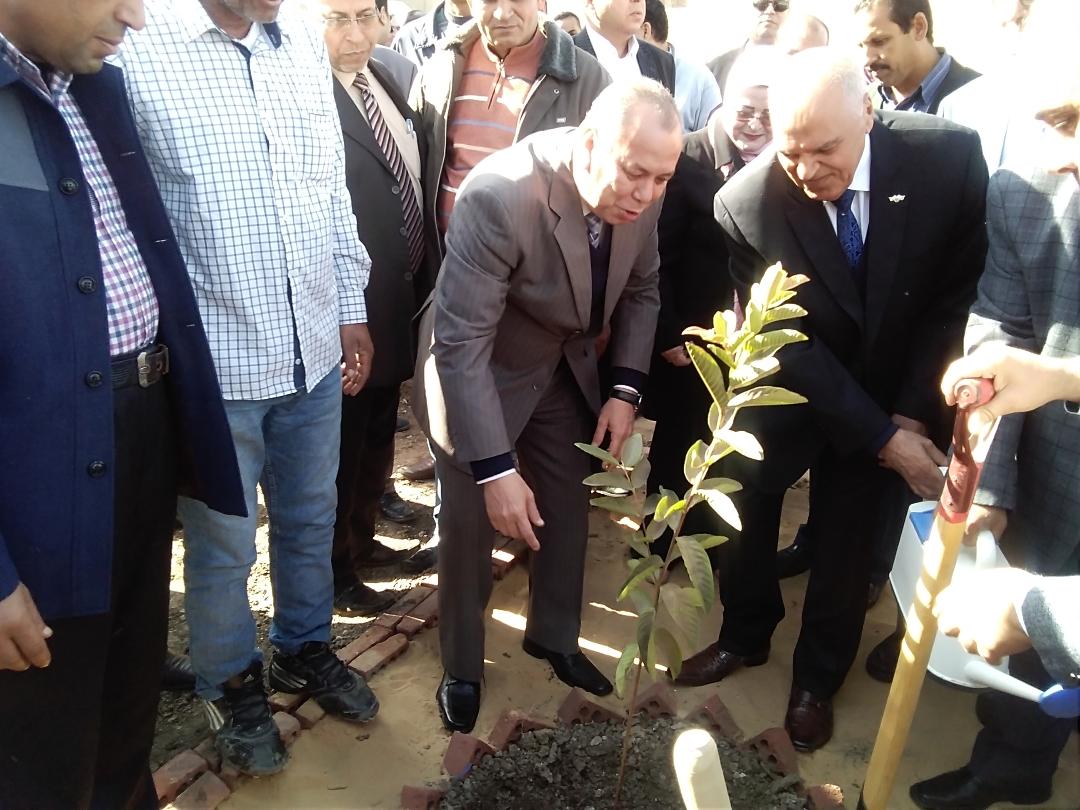   بالصور.. إطلاق «٢٠٠٠ شجرة» بمدارس كفر الشيخ