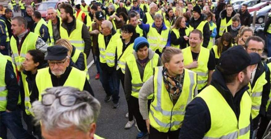   بث مباشر| استمرار تظاهرات حركة «السترات الصفراء» بباريس