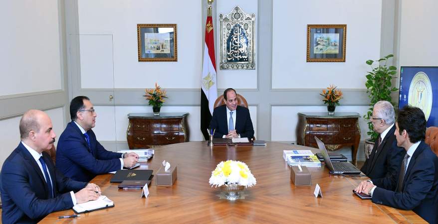   الرئيس السيسى يبحث منظومة التعليم الجديدة مع رئيس الوزراء ووزير التعليم