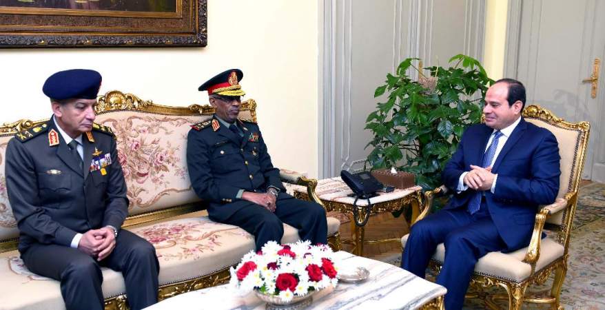   الرئيس السيسى لوزير الدفاع السودانى: حريصون على التعاون العسكرى مع بلادكم