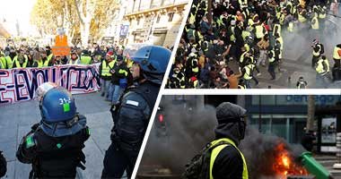   فرنسا.. اعتقال 179 شخصًا على خلفية مظاهرات «السترات الصفراء»