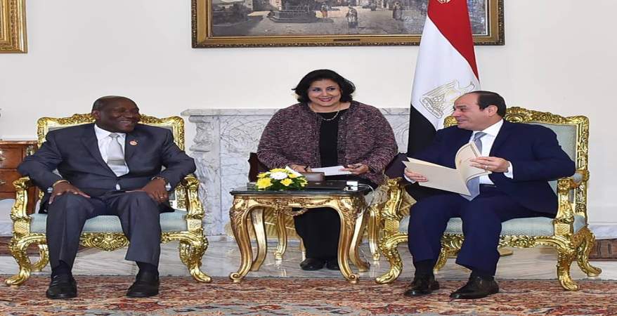   بسام راضى: الرئيس السيسى يبحث مع نائب رئيس كوت ديفوار سبل تعزيز العلاقات الثنائية