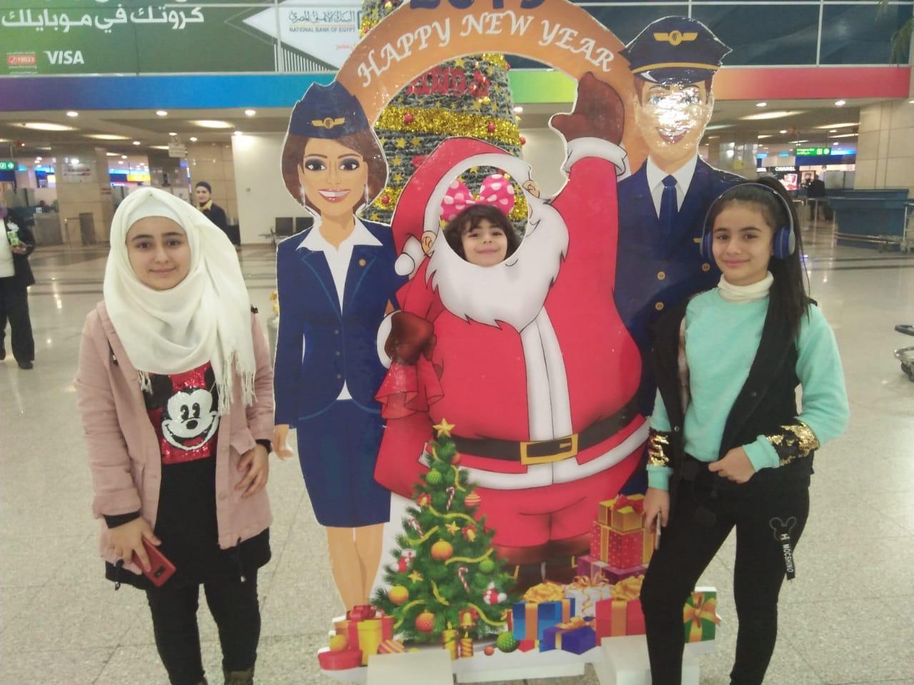   استمرار احتفالات مصرللطيران مع المسافرين أول أيام العام الجديد