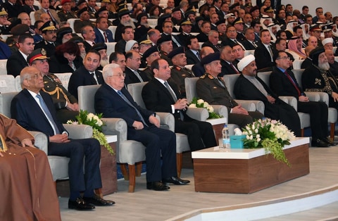   السفير بسام راضي ينشر صور للرئيس السيسي أثناء افتتاحه المسجد والكاتدرائية بالعاصمة الجديدة