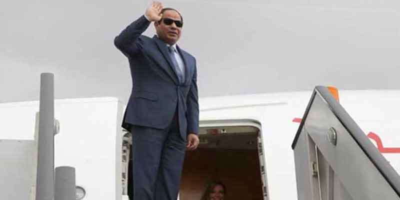   الرئيس السيسى يغادر مطار القاهرة متجها إلى إثيوبيا