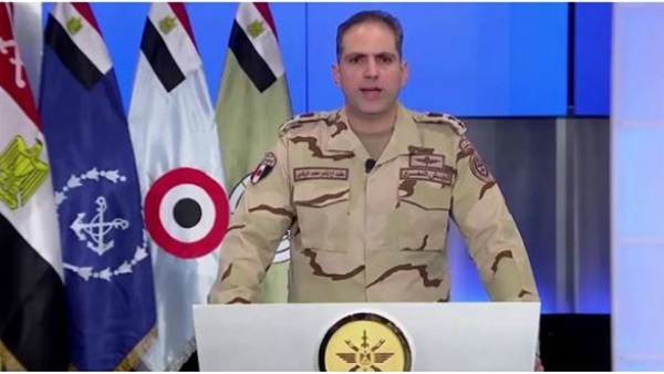   المتحدث العسكري يكشف تفاصيل القضاء على 7 تكفيريين في هجوم بشمال سيناء