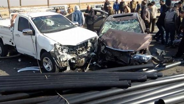   إصابة 11 شخصا في حادث تصادم بالطريق الحر بنها - شبرا