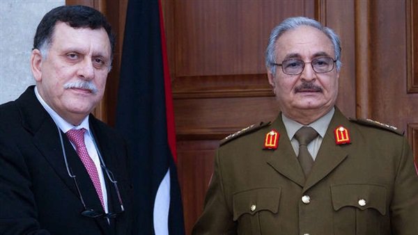   حفتر والسراج يتفقان على إجراء انتخابات عامة فى ليبيا وإنهاء المرحلة الانتقالية