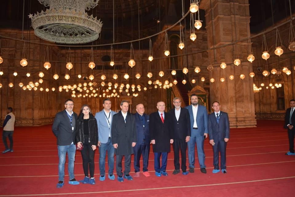   صور||رئيس دولة ألبانيا يزور قلعة صلاح الدين الأيوبي 