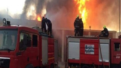   حريق هائل يلتهم مصنع زيوت بأكتوبر.. و«الحماية» تدفع بـ 15 سيارة إطفاء للسيطرة عليه