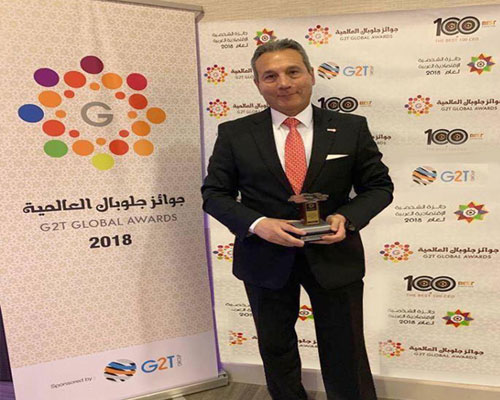   تكريم رئيس مجلس إدارة بنك مصر ضمن أفضلمائة رئيس تنفيذي عربي لعام 2018