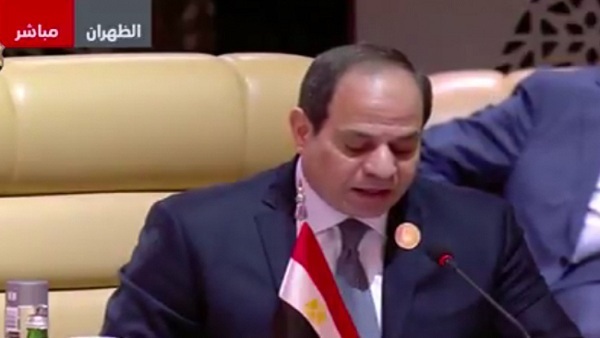   نص كلمة الرئيس السيسي أمام القمة العربية بتونس