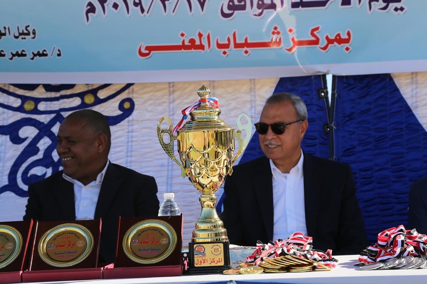   بالصور||الهجان يشهد المباراة النهائية لدوري مراكز الشباب بمحافظة قنا