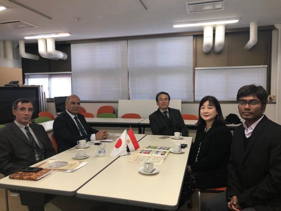   رئيس جامعة كفر الشيخ يبحث سبل التعاون مع حالف البحوث والدراسات اليابانية