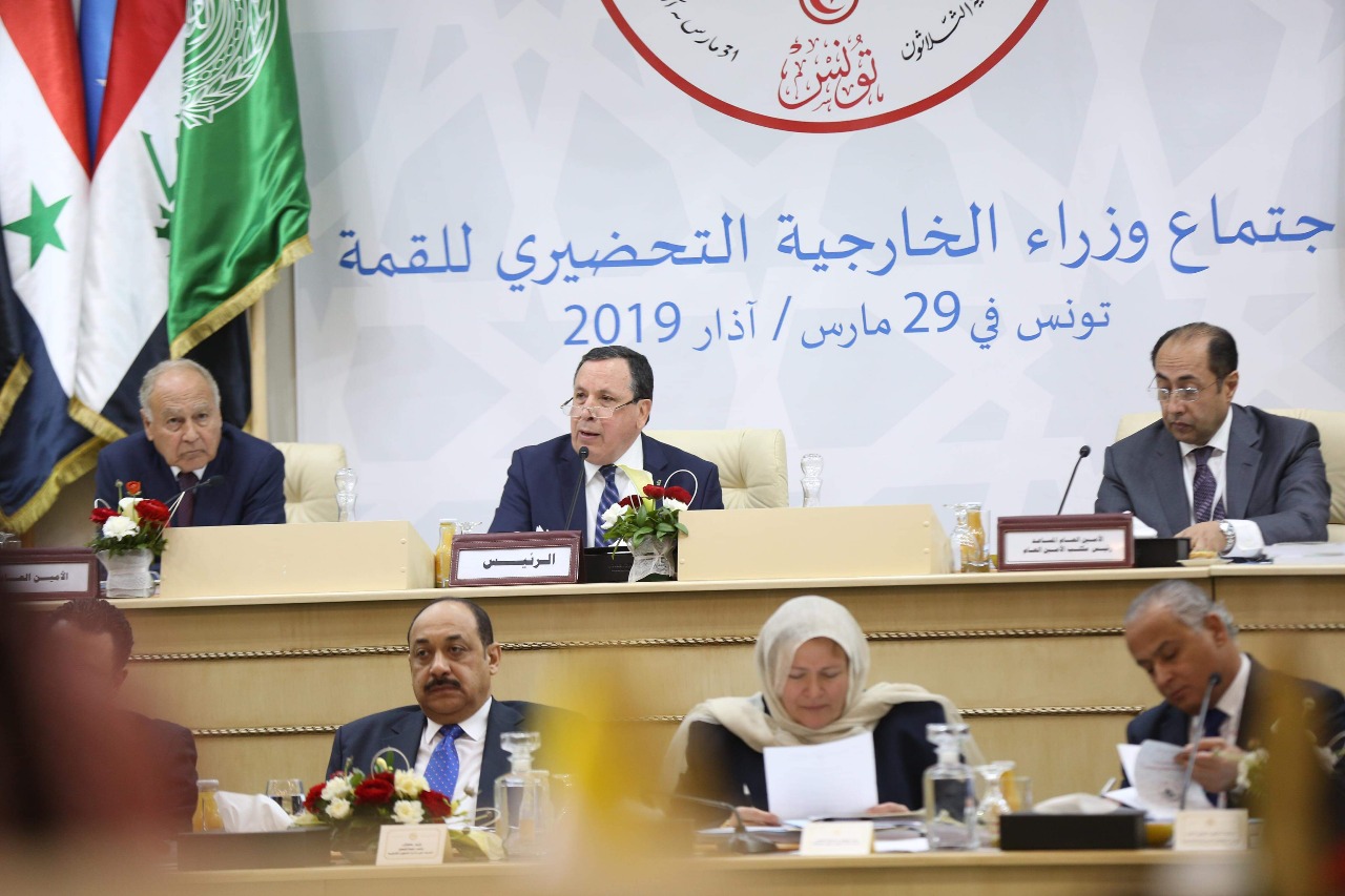   اجتماع وزراء الخارجية العرب التحضيري للقمة العربية وسوريا الحاضر الأكبر