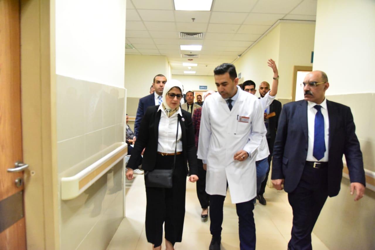   وزيرة الصحة: الإنتهاء من تجهيزات مستشفى النصر بنسبة تخطت الـ95%