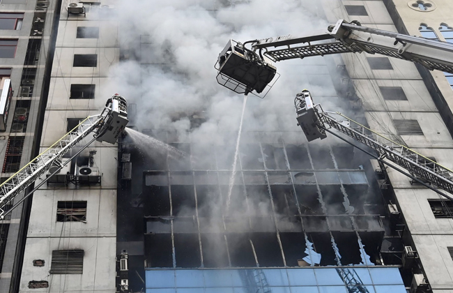   ارتفاع عدد ضحايا حريق بنجلاديش إلى 25 شخصًا