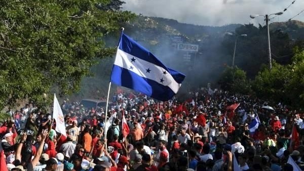   إصابات خلال مظاهرات احتجاجية في هندوراس
