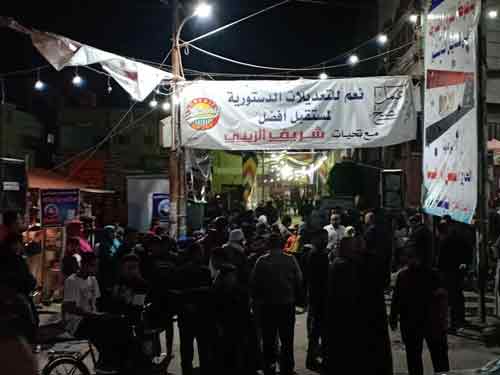 حشود في قرى دمياط للحاق بالإستحقاق الدستورى فى اللحظات الأخيرة