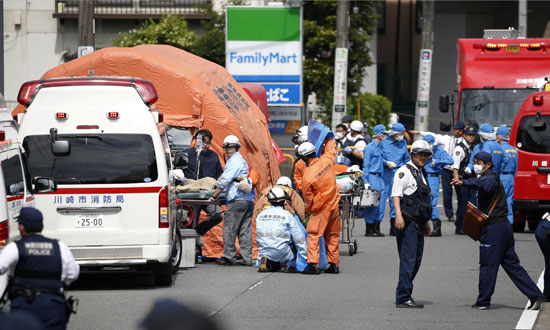   ارتفاع عدد جرحى حادث الطعن فى اليابان إلى 19