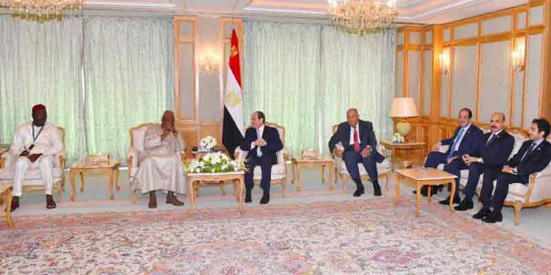   السيسى يؤكد اعتزاز مصر بالعلاقات الأخوية المتميزة مع «جامبيا»