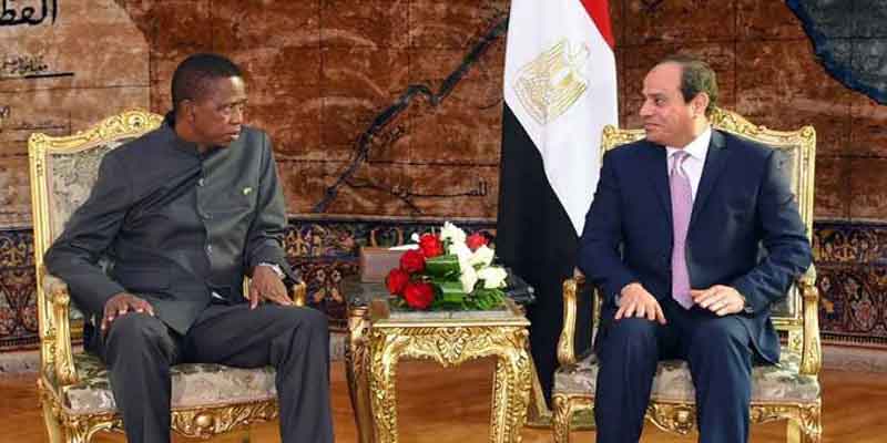    الرئيس عبد الفتاح السيسي يجرى اتصالاً هاتفياً مع الرئيس الزامبي «إدجار لونجو»