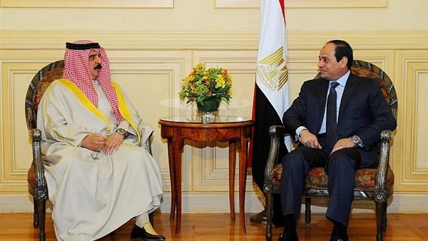   الرئيس السيسى يتلقي تهنئة من ملك البحرين بحلول شهر رمضان