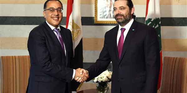    رئيس الوزراء اللبناني يقيم مأدبة عشاء لرئيس وزراء مصر والوفد المرافق له 