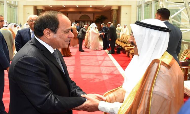   الرئيس السيسى يهنئ أمير الكويت بمناسبة حلول شهر رمضان