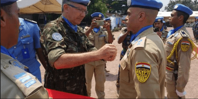   الأمم المتحدة تكرم 180 مصريا من حفظة السلام في الكونغو