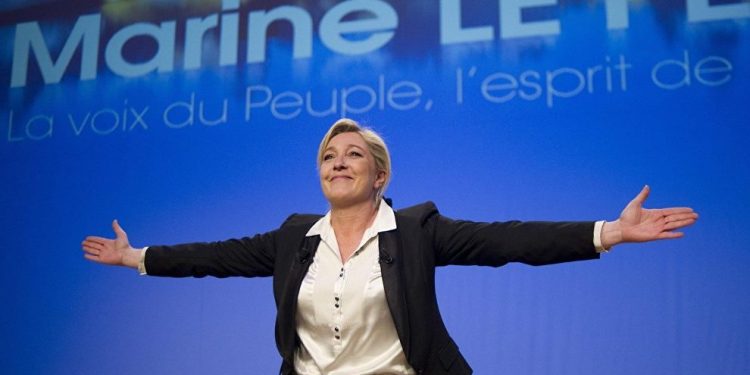   ماريان لوبان تعلن فوزها على حزب الرئيس الفرنسي بالانتخابات الأوروبية