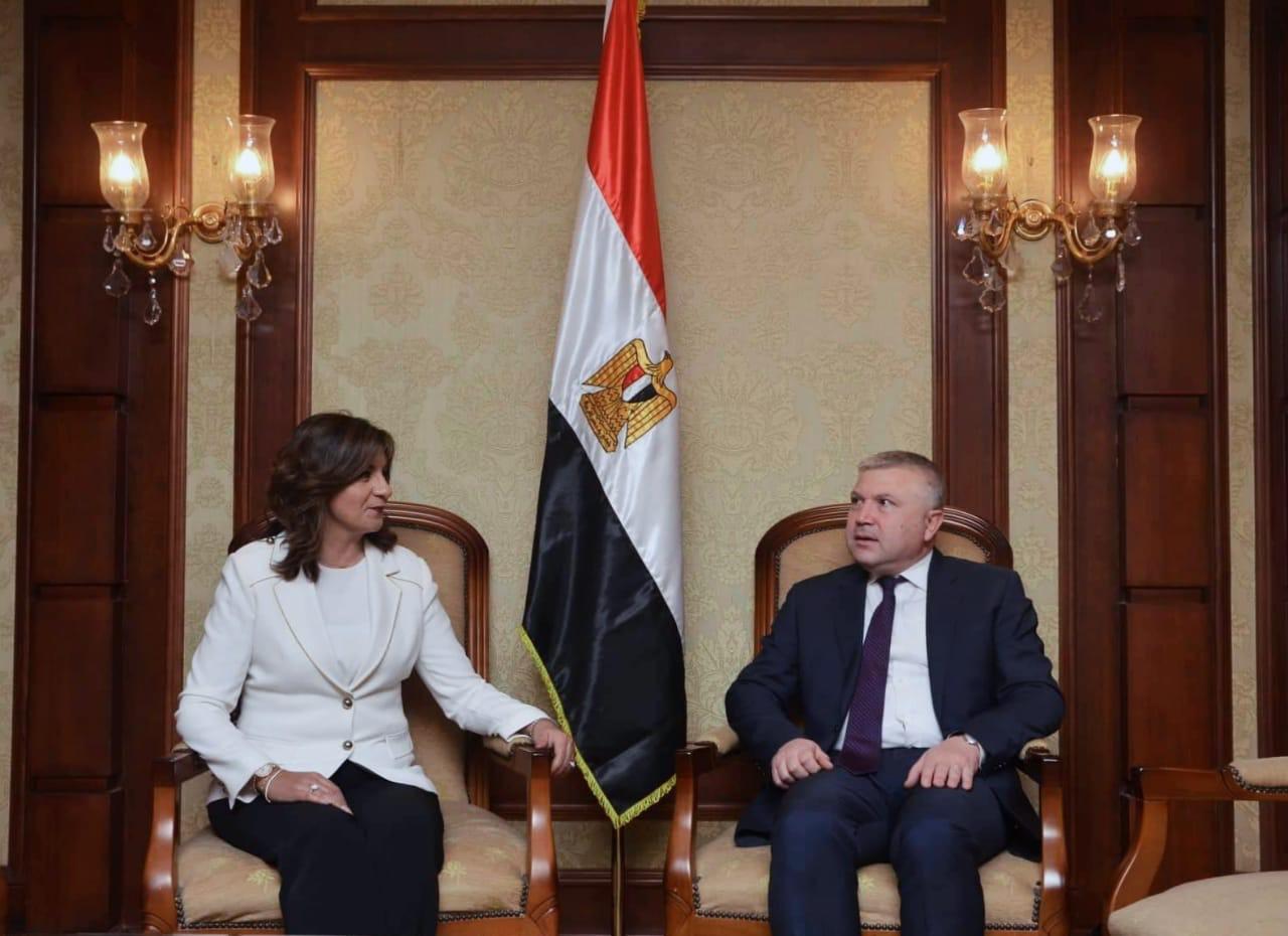   وزيرة الهجرة تستقبل السفير الأرميني الجديد بالقاهرة