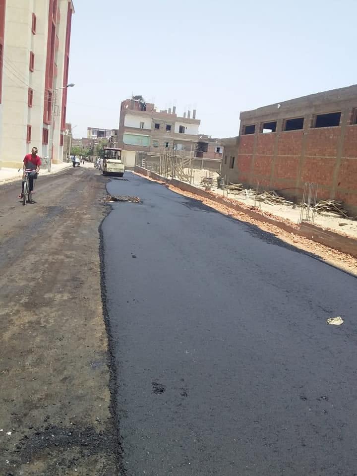    أستكمال رصف وتطوير الشوارع إسكندرية التحرير وحملات نظافة بمركز أسيوط