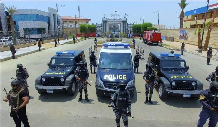   شاهد انتشار قوات الشرطة بمحيط استادات بطولة أمم أفريقيا 2019