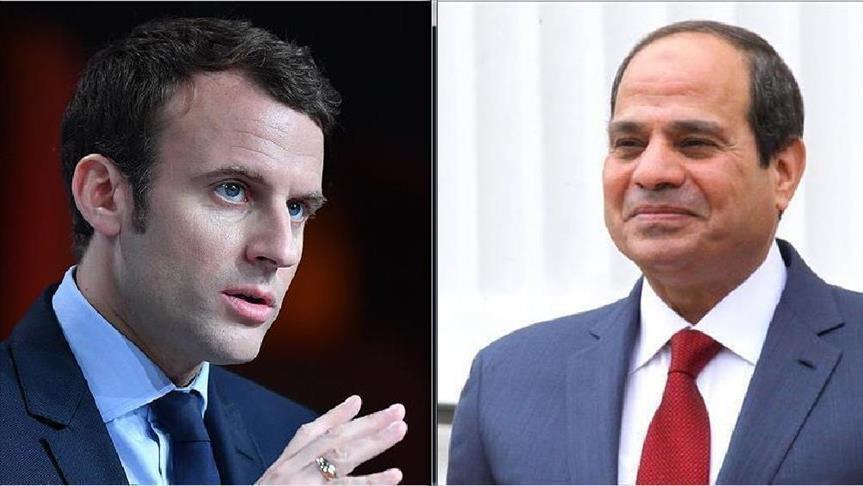   الرئيس السيسى ونظيره الفرنسى يبحثان هاتفيًا الأزمة الليبية