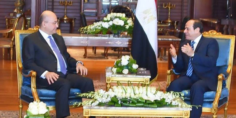   الرئيس عبد الفتاح السيسى يهنىء الرئيس العراقى بحلول عيد الفطر المبارك