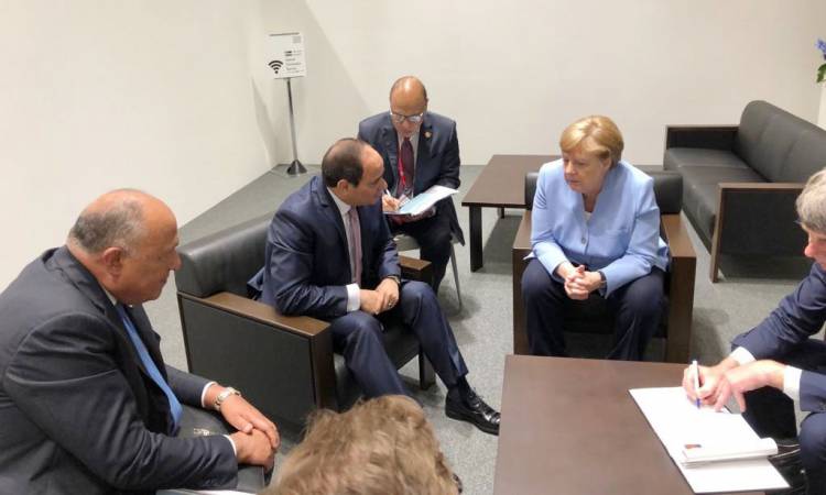   الرئيس السيسى يلتقى المستشارة الألمانية «أنجيلا ميركل»