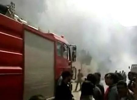   إخماد حريق بمخبز بلدي في أبوصوير 