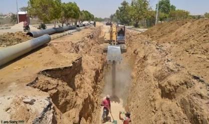   البدء الفعلي في تنفيذ مشروع محطة رفع الصرف الصحى بمنطقة «علي عيد» في نفيشة 