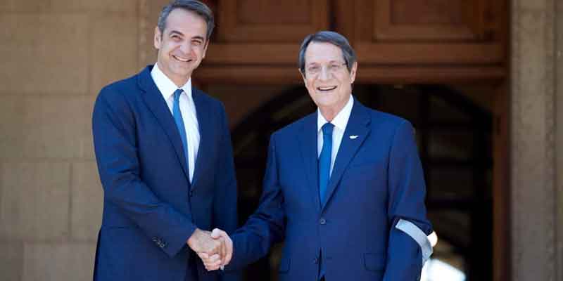   صور|| أول زيارة لرئيس وزراء اليونان الجديد إلى قبرص لبحث: التحرش التركي وغاز شرق المتوسط
