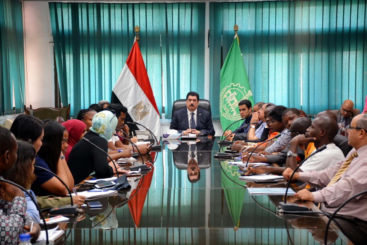   محافظ القليوبية يستقبل وفد المركز المصري الدولى للزراعة لتفقد عدة مشروعات بالمحافظة