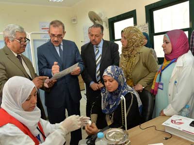   نور الدين يشهد إنطلاف حملة «صحة المرأة المصرية» بمركز صحي الوليدية بأسيوط 
